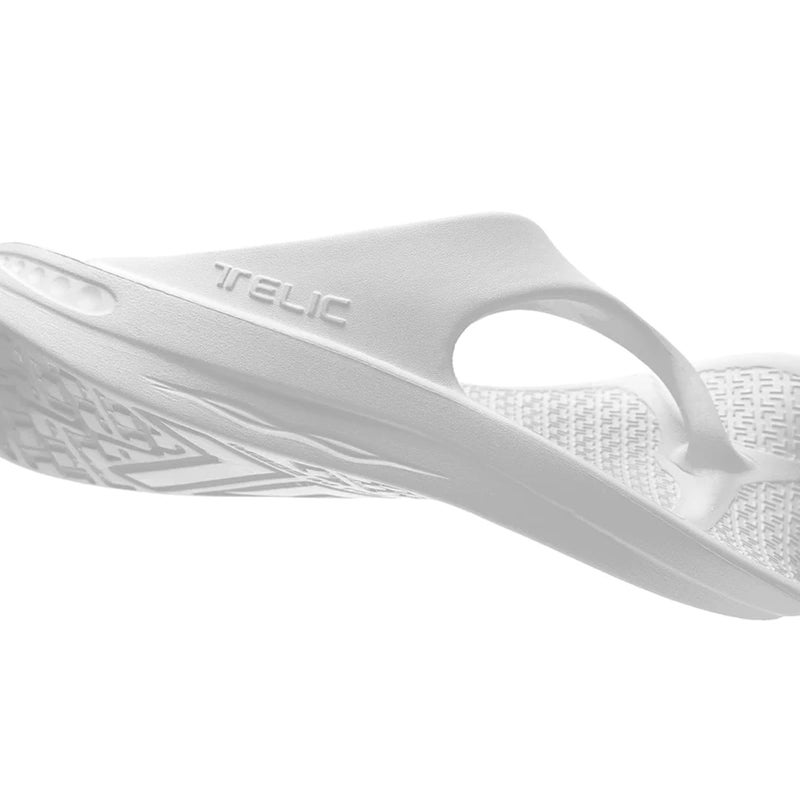 Telic Energy Flip Flop - Comfort Sandals for Men and Women | M (Women's 9/Men's 8) Snow White - Image 5